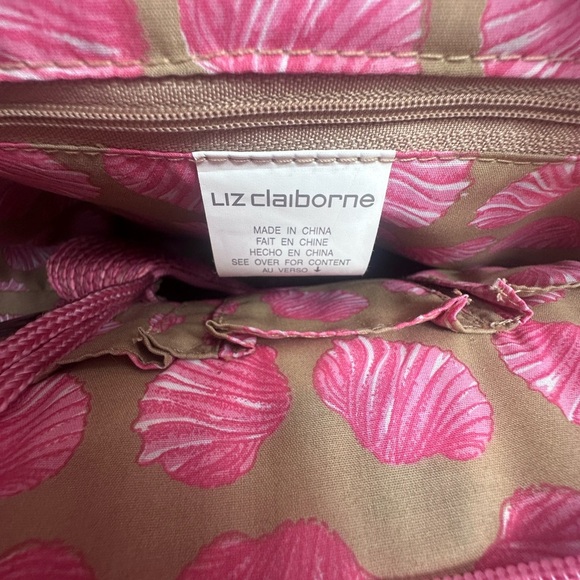Liz Claiborne multi colored straw Oversized Fish Beach Bag - Picture 12 of 13
